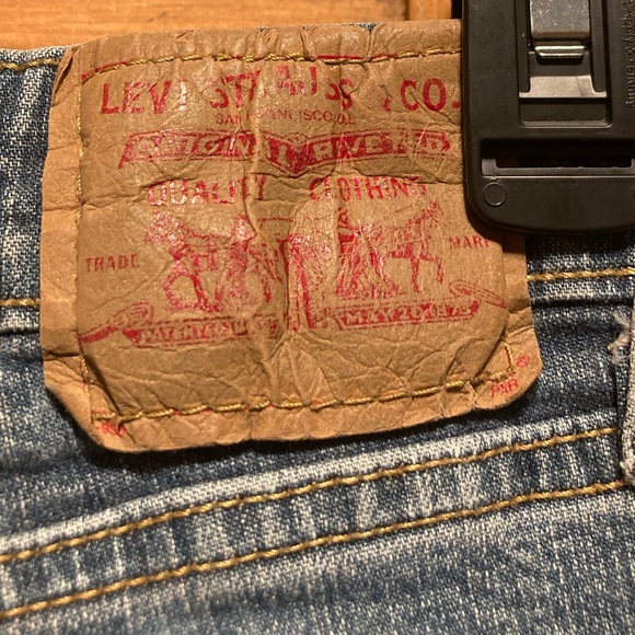 Levi's 518 Blue Superlow Stretch Boot Cut Jeans - Picture 13 of 16